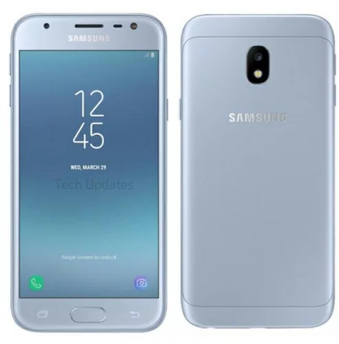 Samsung Galaxy J3 2017 16GB Blue Silver - Használt, Kiváló - 6 Hónap Garancia