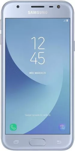 Samsung Galaxy J3 2017 16GB Blue Silver - Használt, Kiváló - 6 Hónap Garancia