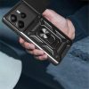 Modern Ütésálló Telefontok Állvánnyal és Kamera Védelemmel iPhone 17 - Fekete