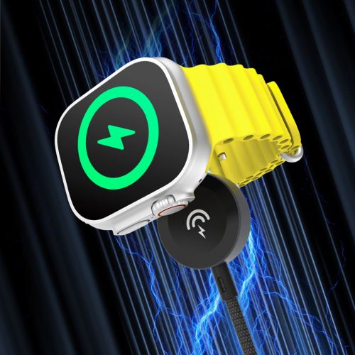 Dudao A12C indukciós töltő Apple Watch-hoz, 1.2 m – Fekete