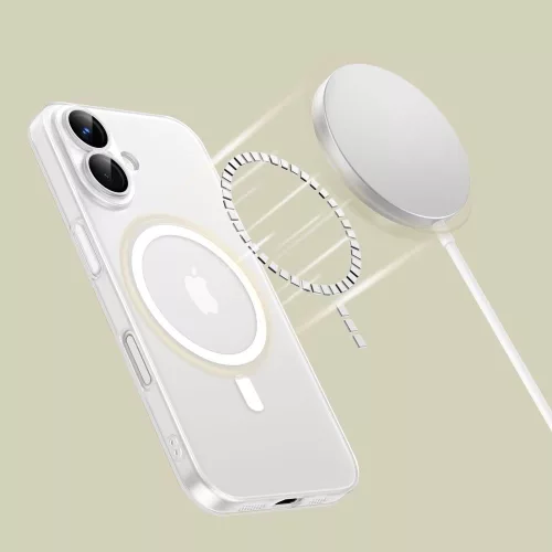 Tech-Protect MagSlim MagSafe iPhone 16e Tok - Matt Fehér