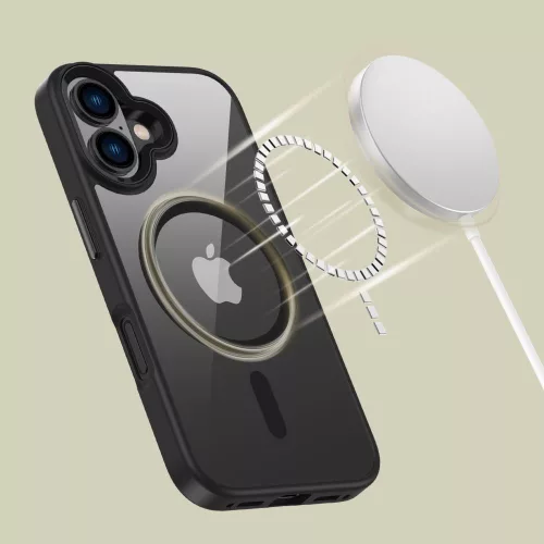 Tech-Protect MagMat MagSafe iPhone 16 Tok - Fekete