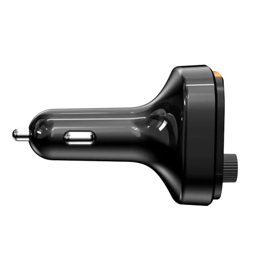 Yesido Y45 FM Transmitter – MP3, Bluetooth, 2xUSB + Type-C + microSD, QC 18W PD 20W (Fekete)
