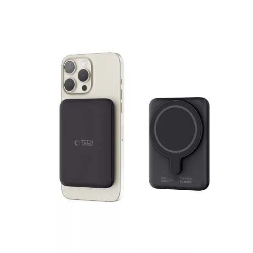 Tech-Protect LifeMag PB10 MagSafe Powerbank 5000mAh 15W USB-C port + USB-C kábel - Fekete