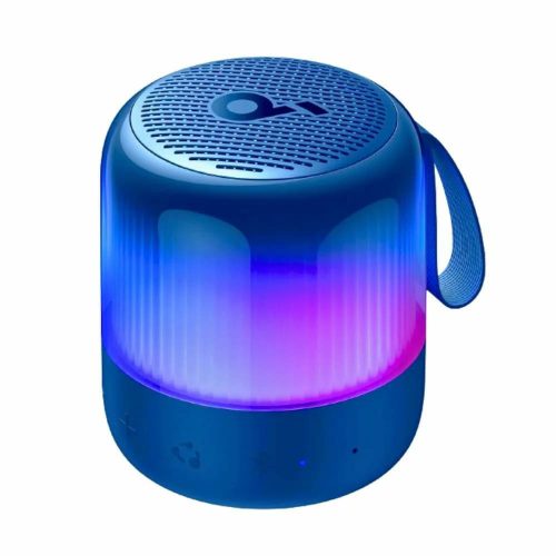 Anker - Vezeték nélküli hangszóró SoundCore Glow Mini - 360° hangzás, 8W, IP67 - Kék