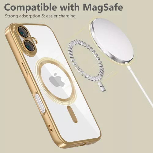 Tech-Protect MagFlex Arany MagSafe tok - iPhone 16
