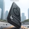 iPhone 17 Air, Ütésállő MagSafe-es tok, Kameravédelemmel, Légpárnás sarkokkal - Matt Fekete - ESR Classic Hybrid HaloLock