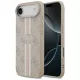 iPhone 17 Air, Guess Hardcase 4G Printed Stripes MagSafe tok - Bézs/rózsaszín