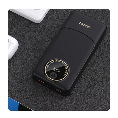 Dudao K12Pro Powerbank 22.5W PD 20000mAh USB-A / USB-C - Fekete