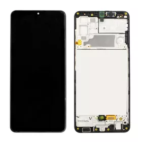   Gyári OEM LCD kijelző - Fekete - Samsung Galaxy A32 4G 2021 - SM-A325