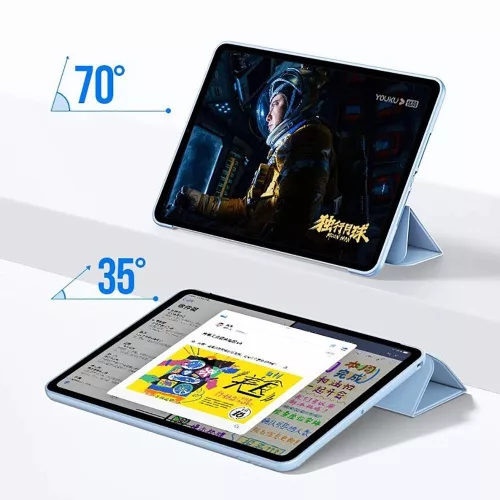 Tech-Protect iPad tok Pencil tartóval - Rózsaszín - iPad 10.9" 2022