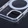 iPhone 12 Pro Max, Átlátszó MagSafe kompatibilis, Ütésálló tok kameravédelemmel