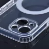 iPhone 12 Pro Max, Átlátszó MagSafe kompatibilis, Ütésálló tok kameravédelemmel