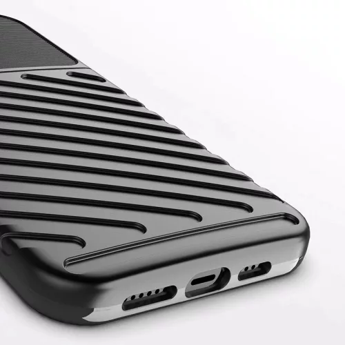 Ütésálló Thunder fekete tok (iPhone 13 Pro Max)
