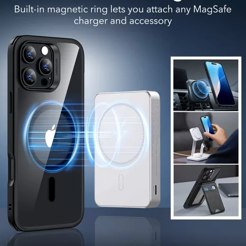 ESR - Classic Hybrid HaloLock - iPhone 16 - Matt Fekete