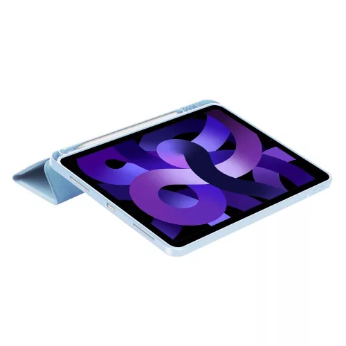 Tech-Protect iPad tok Pencil tartóval - Világoskék - iPad Air 13" 2024