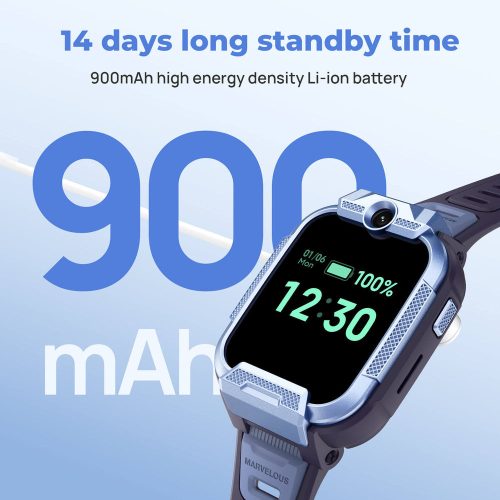 Mibro Kids Watch Z5 Gyerek Okosóra, 4G, GPS, SOS funkcióval - Rózsaszín