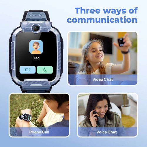 Mibro Kids Watch Z5 Gyerek Okosóra, 4G, GPS, SOS funkcióval - Rózsaszín