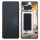 Gyári OEM LCD kijelző - Prism Silver/White (Ezüst) - Samsung Galaxy S10 Plus 2019 - SM-G975