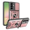 Modern Ütésálló Telefontok Állvánnyal és Kamera Védelemmel Samsung Galaxy A36 / A56 5G - Rózsaszín