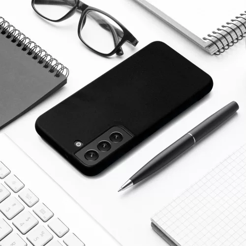 SILICONE Soft-Touch tok SAMSUNG S25 Ultra - Fekete