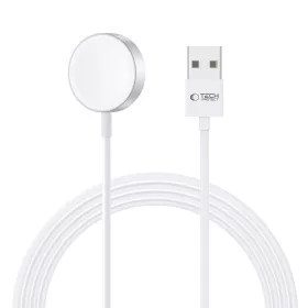   Tech-Protect UltraBoost mágneses indukciós töltő Apple Watch-hoz – USB-A, 1.2m - Fehér
