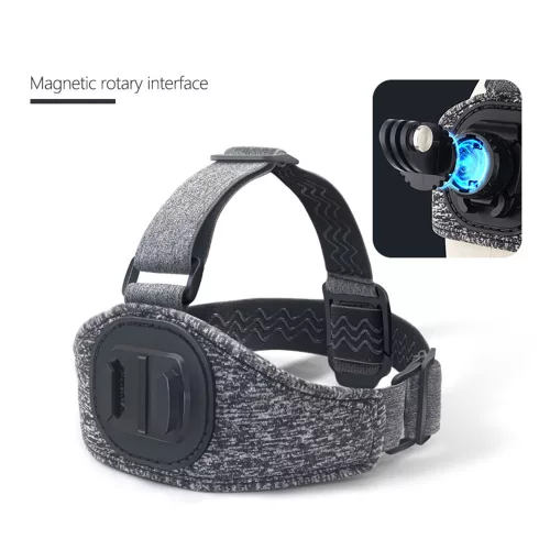 Techsuit - GoPro fejpánt mágneses talppal (JX-003) - Szürke