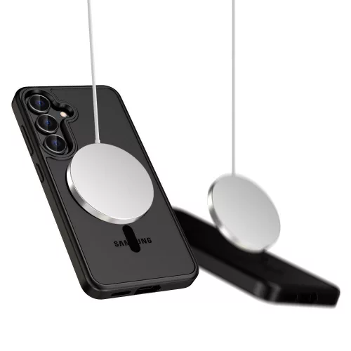 Samsung Galaxy S25 Ultra, Tech-Protect MagMat MagSafe tok - Matt fekete