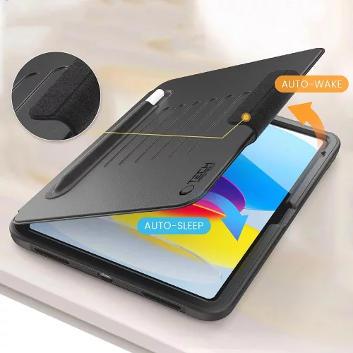 Tech-Protect SC Pen Armor iPad 10.9" 2022 (10. generáció) / 11" 2025 (11. generáció) tok – Fekete