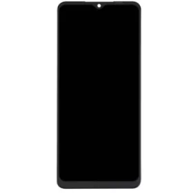   Gyári OEM LCD kijelző kerettel - Fekete - Samsung Galaxy A06 2024 - SM-A065