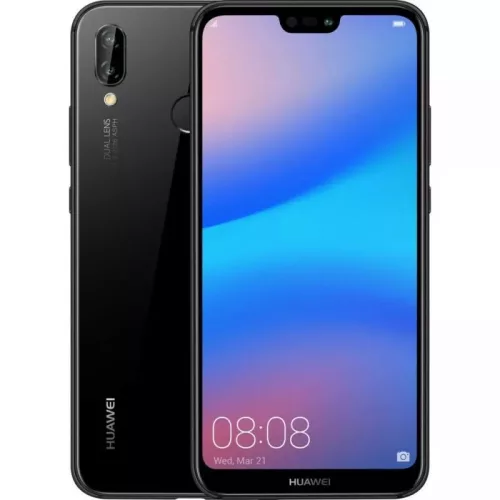 Huawei P20 lite 64GB Midnight black - Használt, Jó állapot - 6 Hónap Garancia