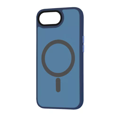 Techsuit HaloFrost MagSafe iPhone 16e - Sötétkék