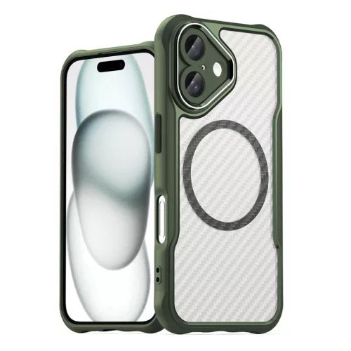 Leading Series MagSafe Szilikon Tok iPhone 16 Plus - Lila