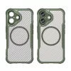 Leading Series MagSafe Szilikon Tok iPhone 16 Plus - Lila