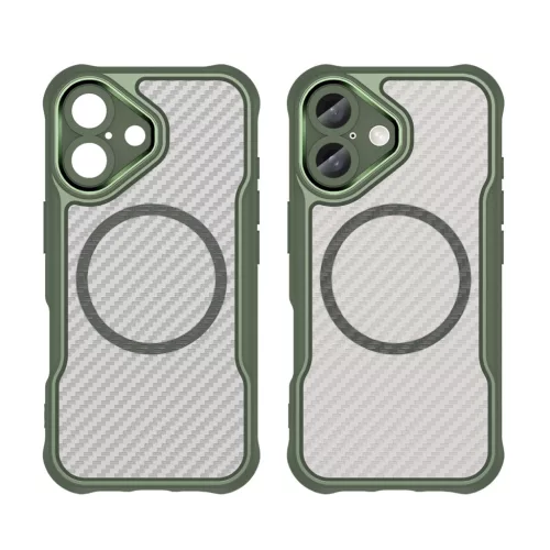 Leading Series MagSafe Szilikon Tok iPhone 16 Plus - Lila