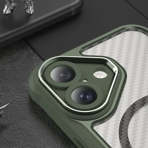 Leading Series MagSafe Szilikon Tok iPhone 16 Plus - Lila
