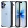 iPhone 17, Átlátszó ütésállő tok, matt fekete kerettel - Spigen - Ultra Hybrid
