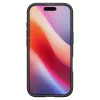iPhone 17, Átlátszó ütésállő tok, matt fekete kerettel - Spigen - Ultra Hybrid