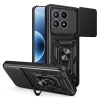 Modern Ütésálló Telefontok Állvánnyal és Kamera Védelemmel Xiaomi 17 - Fekete
