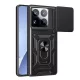 Modern Ütésálló Telefontok Állvánnyal és Kamera Védelemmel Xiaomi 15 Pro - Fekete