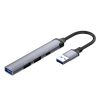 ColorWay - Dokkoló állomás - 3x USB, Type-C, 5 Gbps, 0,12 m-es kábel - Ezüst
