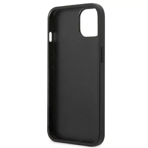 Karl Lagerfeld ezüst saffiano tok (iPhone 13 Mini)