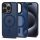 Tech-Protect MagMat MagSafe átlátszó tok iPhone 12 / 12 Pro - Matt Sötétkék