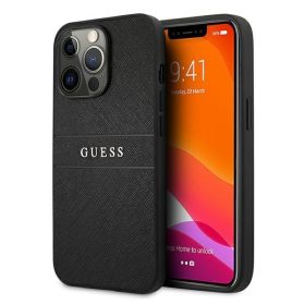 Guess fekete saffiano műbőr tok (iPhone 13 Pro Max)