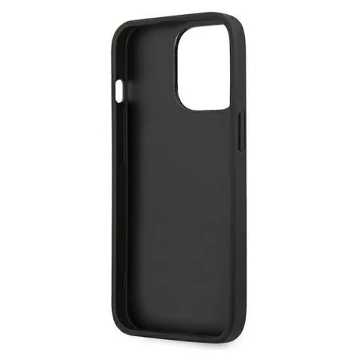 Guess fekete saffiano műbőr tok (iPhone 13 Pro Max)