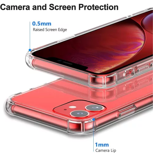 Nothing Phone 3a Pro, Rugalmas, ütésálló tok - Átlátszó - Techsuit Shockproof Clear Silicone 