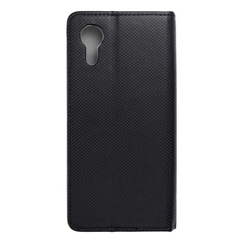 SMART CASE Kinyitható Kártyatartós tok Samsung Xcover 7 - Fekete