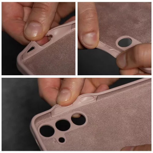 SILICONE 2mm vastag tok SAMSUNG S25 Plus - Rózsaszín