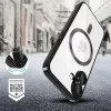 Tech-Protect MagFlex Átlátszó/Fekete MagSafe tok - iPhone 16e