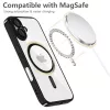 Tech-Protect MagFlex Átlátszó/Fekete MagSafe tok - iPhone 16e